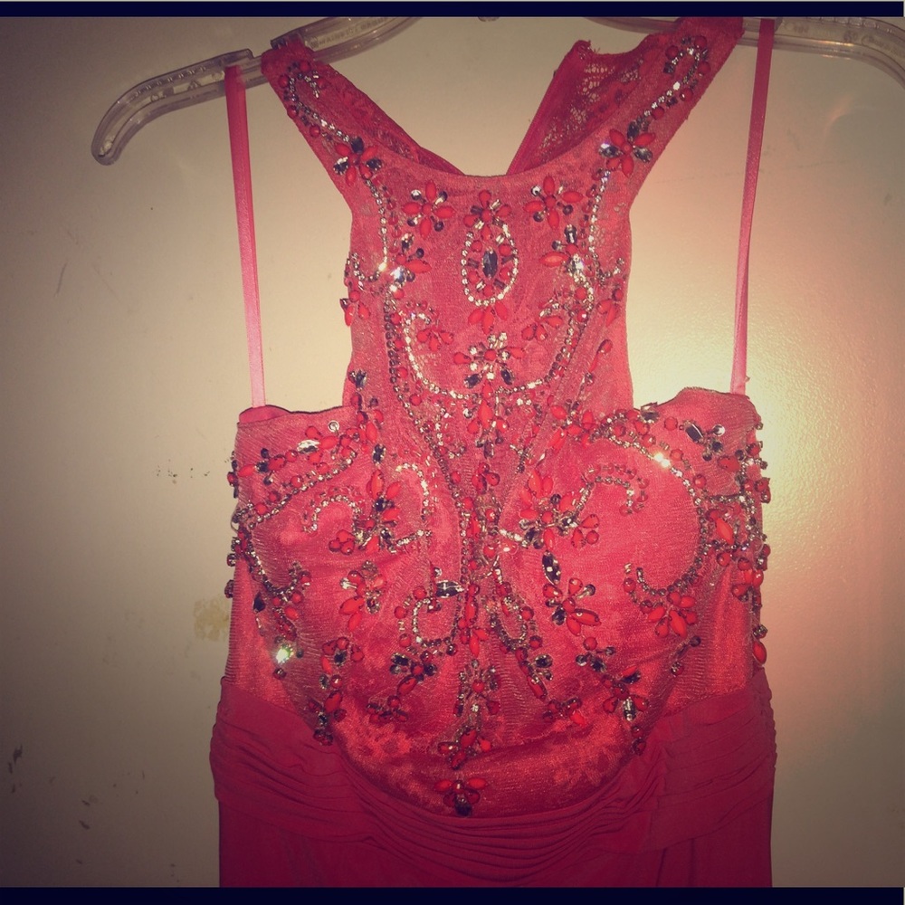 Size large prom dress only worn once